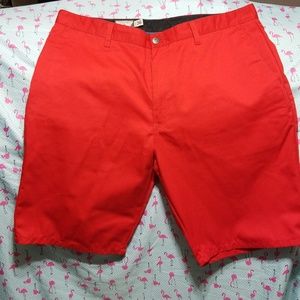 Red Short Volcom Sz 36